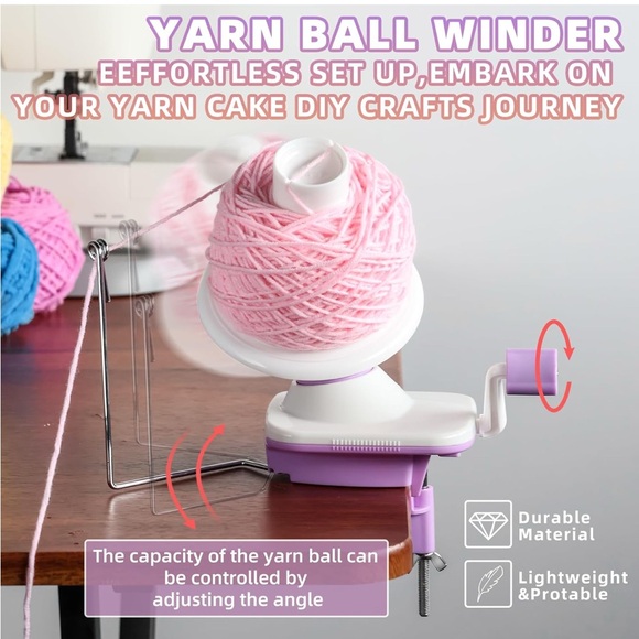 Purple Yarn Ball Winder - Picture 2 of 7